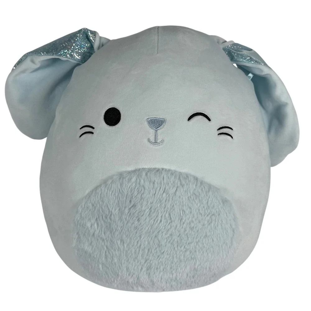 Squishmallows Bastian Blue Bunny Rabbit Easter 12